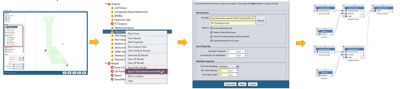 Semi-automated trace reinforcement workflow showing export of trace reinforcement models to Ansys Workbench