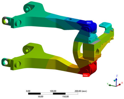 Ansys Mechanical helped Triggo engineers conduct system stiffness analysis, enabling them to measure component durability.