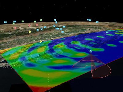 topographic view of map with overlay