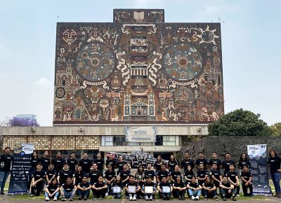 UNAM Aero Design Team at Biblioteca Central UNAM (Mexico City)