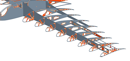 Topological optimization of aircraft structures performed in Ansys Mechanical