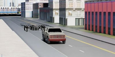 Simulating cybersecurity at a port