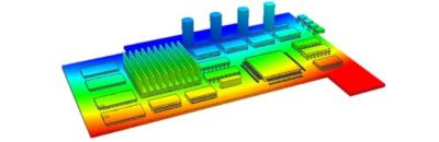 A mechanical shock simulation from Ansys Sherlock