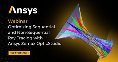 Webinar Optimizing Sequential and Non Sequential Ray Tracing with Ansys Zemax OpticStudio