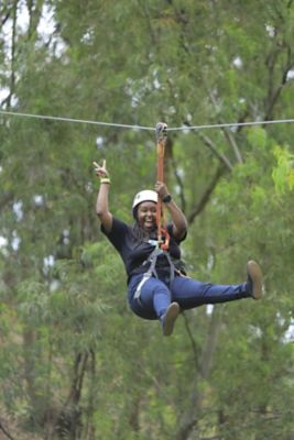 Ziplining